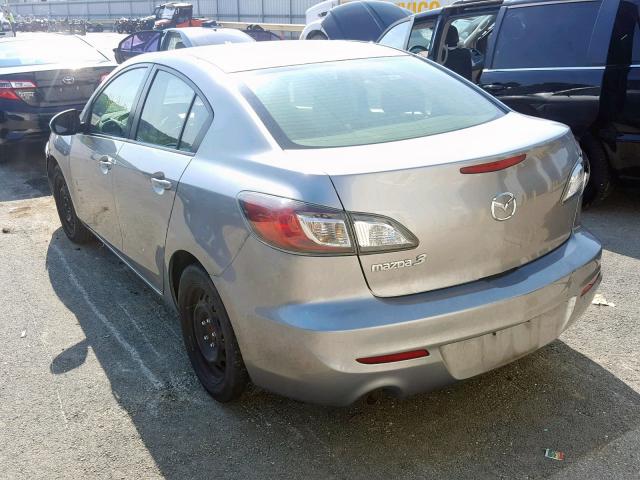 JM1BL1UFXC1547747 - 2012 MAZDA 3 I SILVER photo 3