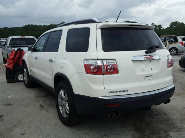 1GKER13737J143947 - 2007 GMC ACADIA SLE WHITE photo 3