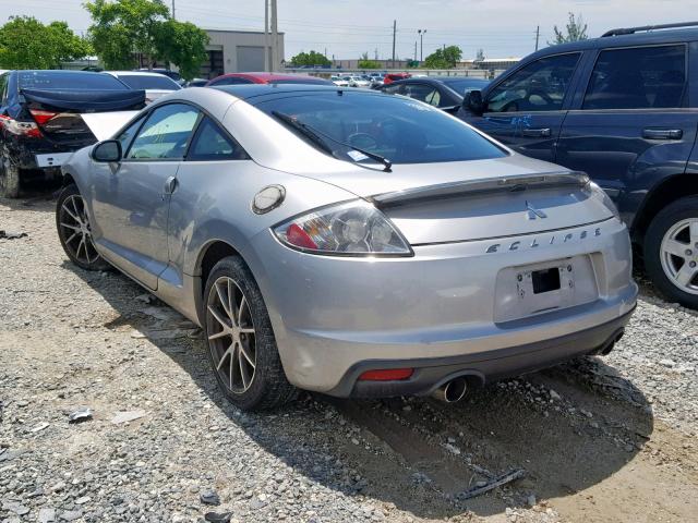 4A31K5DF7CE003878 - 2012 MITSUBISHI ECLIPSE GS SILVER photo 3