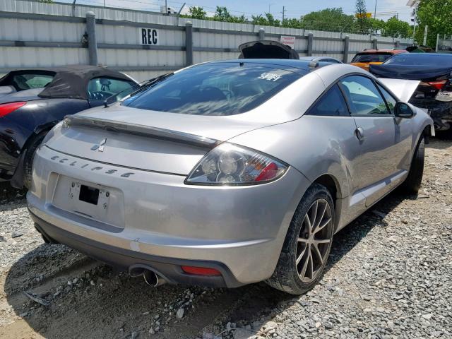 4A31K5DF7CE003878 - 2012 MITSUBISHI ECLIPSE GS SILVER photo 4