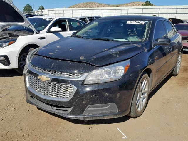 1G11C5SA8GU104584 - 2016 CHEVROLET MALIBU LIM BLACK photo 2