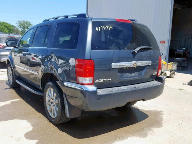 1A8HW58298F124628 - 2008 CHRYSLER ASPEN LIMI GRAY photo 3