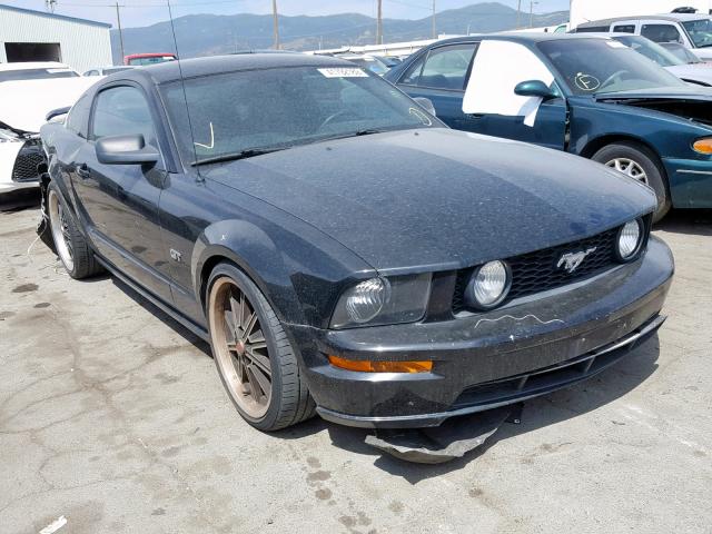 1ZVHT82H675288693 - 2007 FORD MUSTANG GT BLACK photo 1