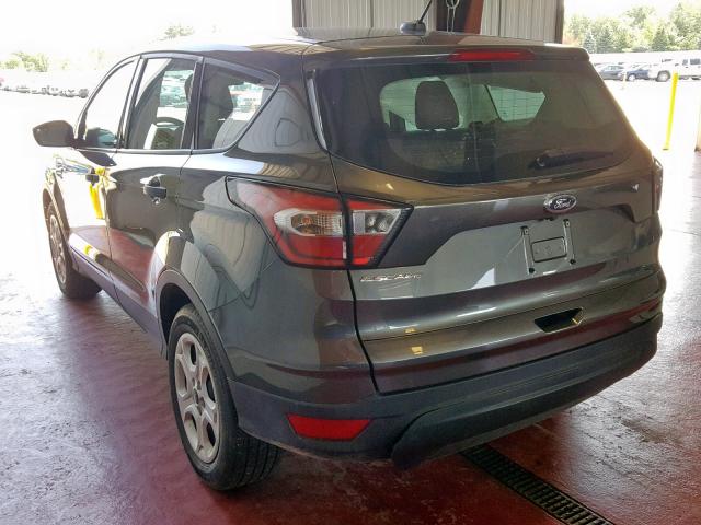 1FMCU0F74JUA28878 - 2018 FORD ESCAPE S CHARCOAL photo 3