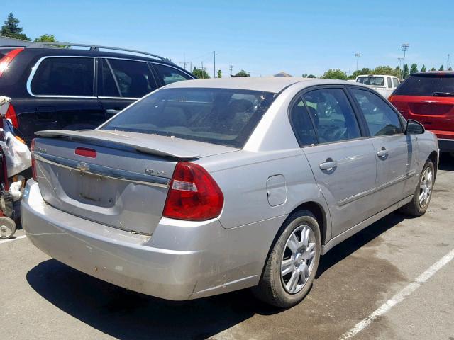 1G1ZT57N87F187520 - 2007 CHEVROLET MALIBU LT SILVER photo 4