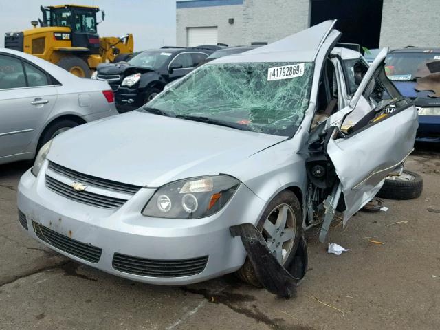 1G1AL15F167626261 - 2006 CHEVROLET COBALT LT SILVER photo 2