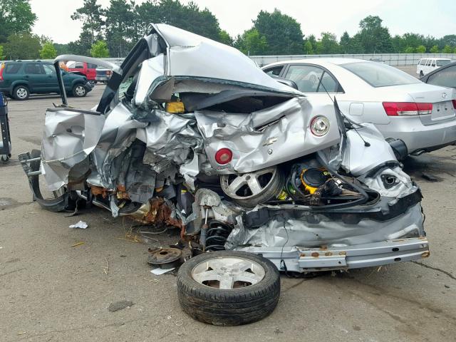 1G1AL15F167626261 - 2006 CHEVROLET COBALT LT SILVER photo 3