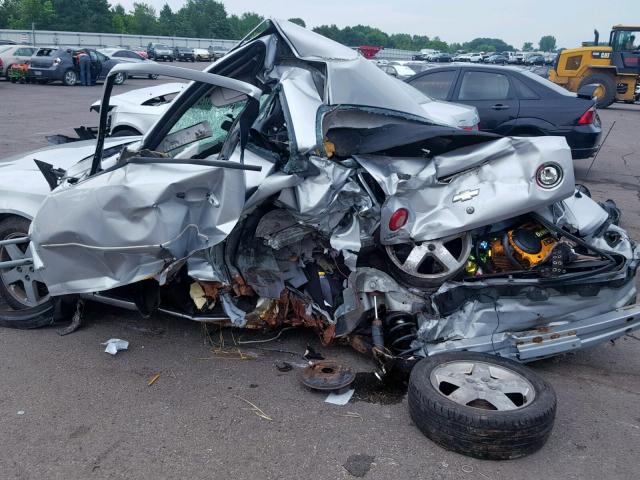 1G1AL15F167626261 - 2006 CHEVROLET COBALT LT SILVER photo 9