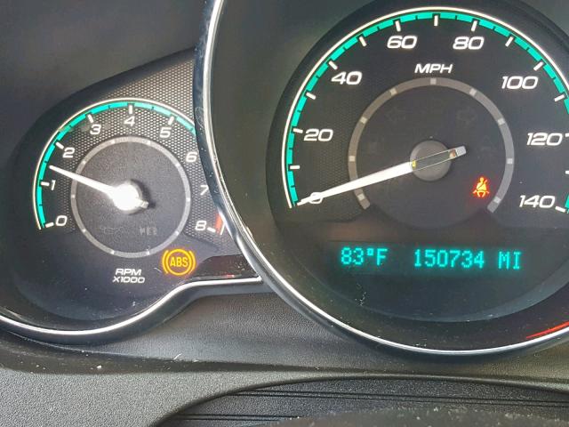 1G1ZC5E09CF118269 - 2012 CHEVROLET MALIBU 1LT 银色 照片 8