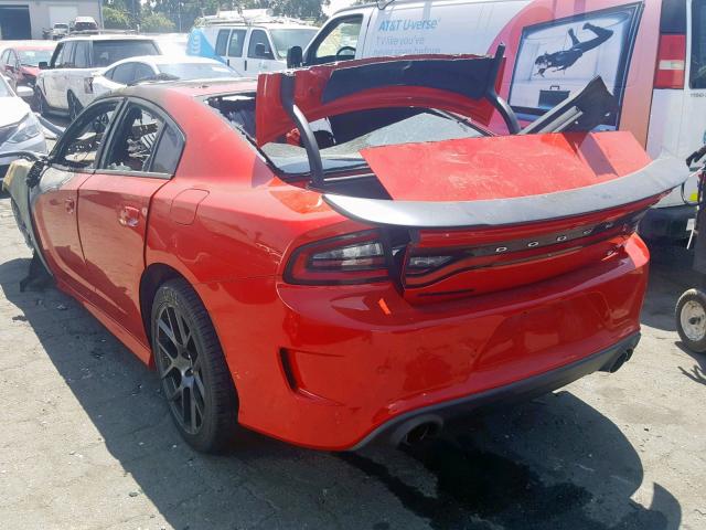 2C3CDXGJ6KH604728 - 2019 DODGE CHARGER SC RED photo 3