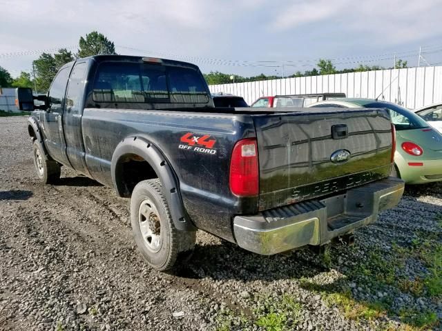 1FTSX21548EC19438 - 2008 FORD F250 SUPER BLACK photo 3