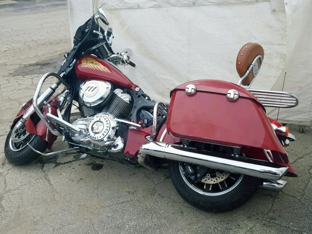56KTCAAA2E3317263 - 2014 INDIAN MOTORCYCLE CO. CHIEFTAIN RED photo 3