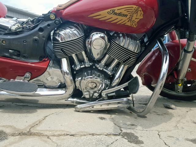 56KTCAAA2E3317263 - 2014 INDIAN MOTORCYCLE CO. CHIEFTAIN RED photo 7