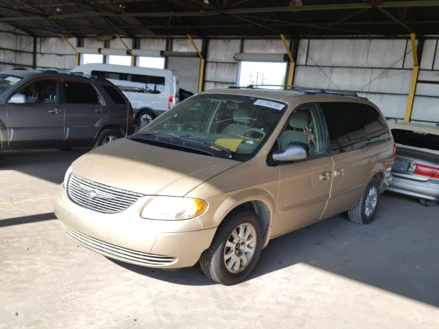 2C4GP44321R217434 - 2001 CHRYSLER TOWN & COU GOLD photo 2