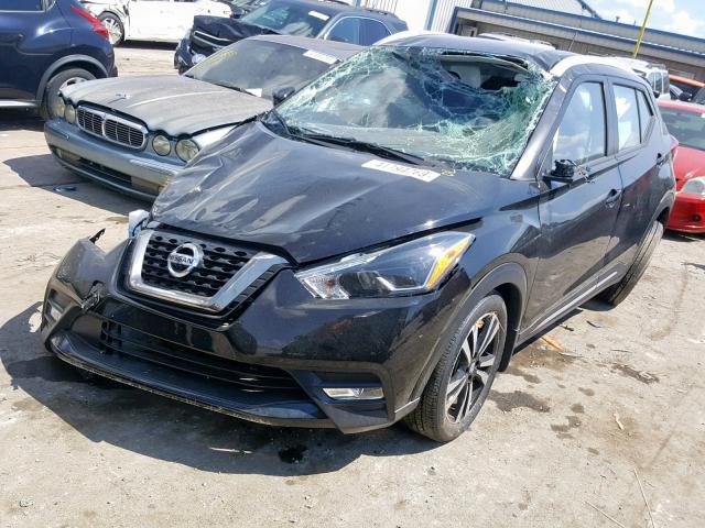 3N1CP5CU6KL521995 - 2019 NISSAN KICKS S BLACK photo 2