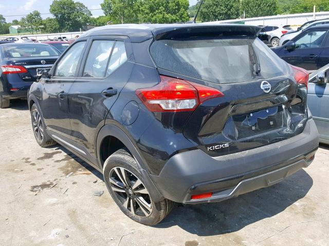 3N1CP5CU6KL521995 - 2019 NISSAN KICKS S BLACK photo 3