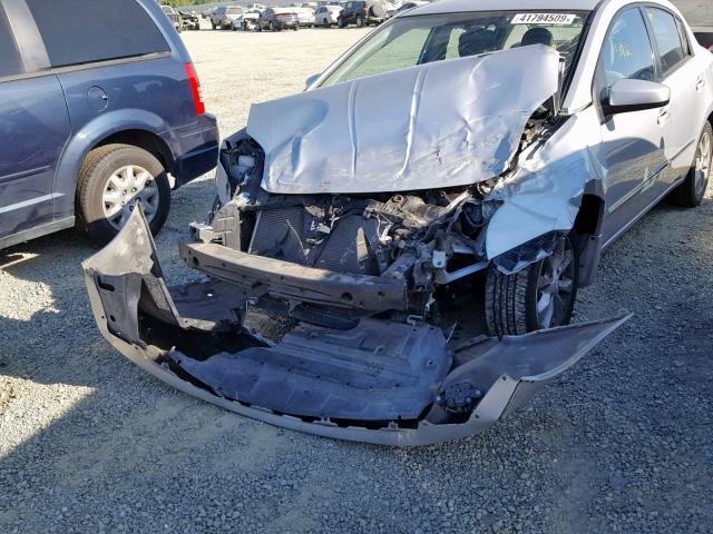 3N1AB6AP1BL681839 - 2011 NISSAN SENTRA 2.0 SILVER photo 9