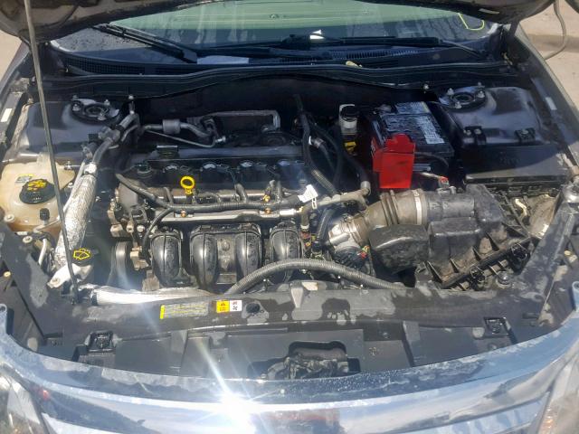 3FAHP0HA4CR177916 - 2012 FORD FUSION SE GRAY photo 7