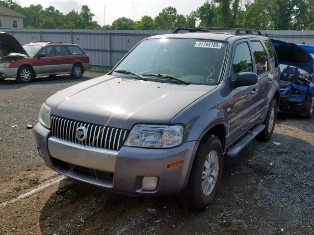 4M2CU97137KJ07749 - 2007 MERCURY MARINER PR GRAY photo 2