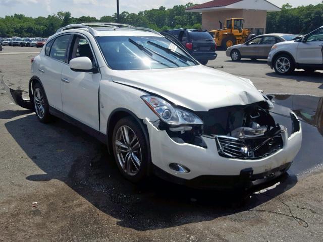 JN1BJ0HR6FM772158 - 2015 INFINITI QX50 WHITE photo 1