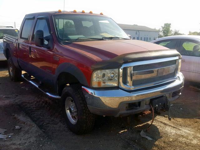 1FTSW31F92EB77681 - 2002 FORD F350 SRW S RED photo 1