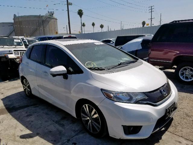 3HGGK5G81FM717077 - 2015 HONDA FIT EX WHITE photo 1