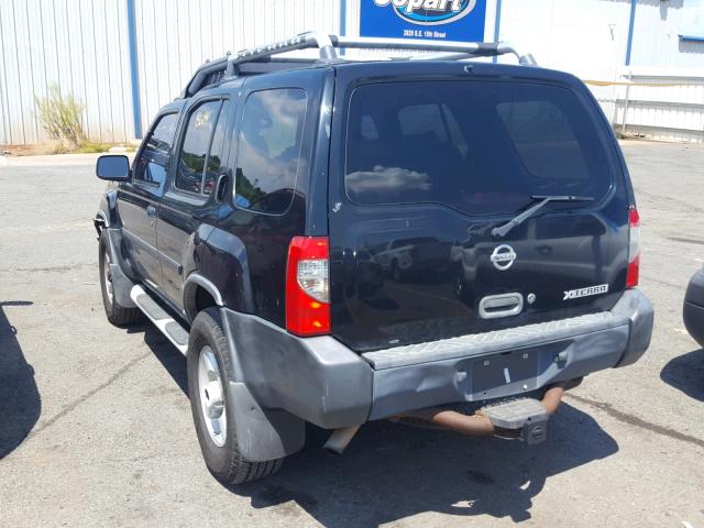 5N1ED28Y03C649344 - 2003 NISSAN XTERRA XE BLACK photo 3