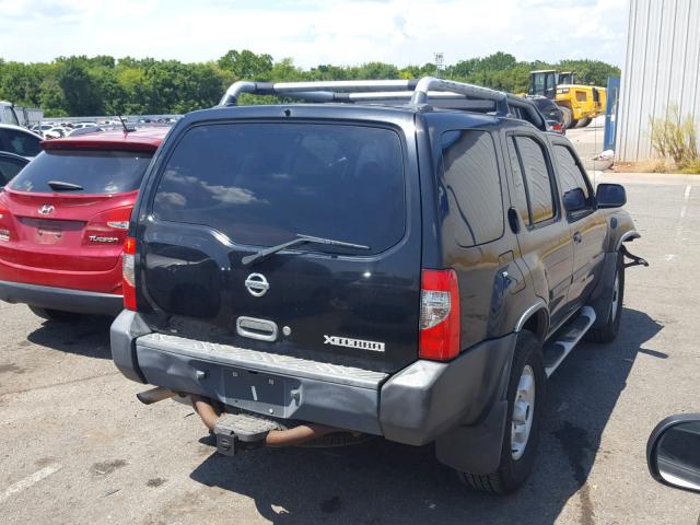 5N1ED28Y03C649344 - 2003 NISSAN XTERRA XE BLACK photo 4