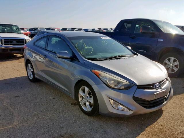 KMHDH6AE8DU013225 - 2013 HYUNDAI ELANTRA CO SILVER photo 1