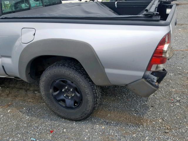 5TFPX4EN9BX001227 - 2011 TOYOTA TACOMA SILVER photo 9