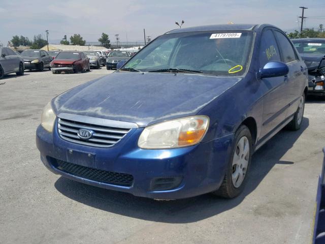 KNAFE121575385556 - 2007 KIA SPECTRA EX BLUE photo 2