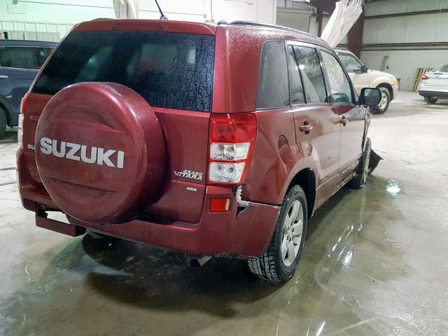 JS3TD944874203855 - 2007 SUZUKI GRAND VITA RED photo 4