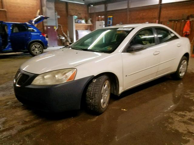 1G2ZF58B274196989 - 2007 PONTIAC G6 VALUE L WHITE photo 2