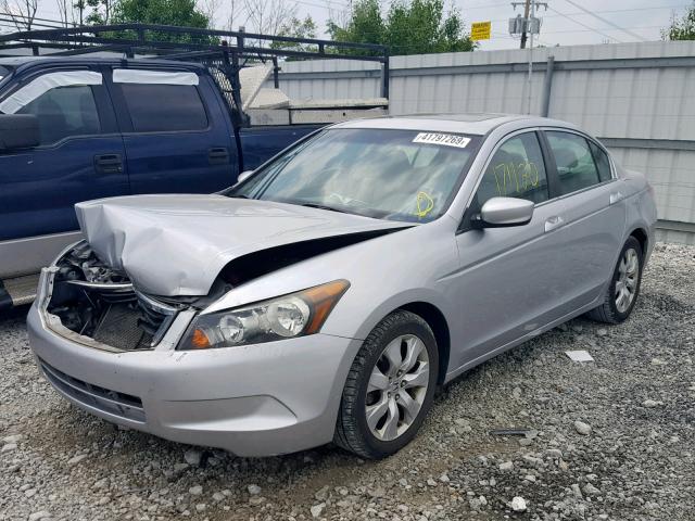 1HGCP26839A086981 - 2009 HONDA ACCORD EXL SILVER photo 2