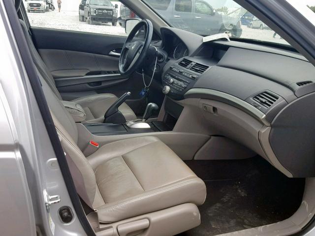 1HGCP26839A086981 - 2009 HONDA ACCORD EXL SILVER photo 5