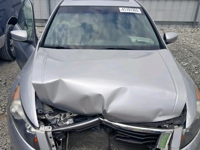 1HGCP26839A086981 - 2009 HONDA ACCORD EXL SILVER photo 7