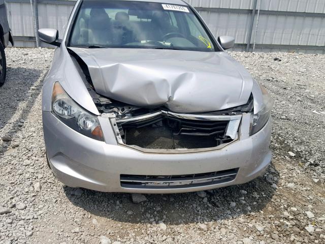 1HGCP26839A086981 - 2009 HONDA ACCORD EXL SILVER photo 9