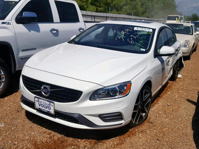 YV126MFL8H2431308 - 2017 VOLVO S60 WHITE photo 2