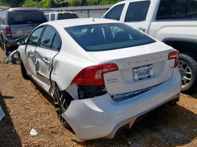 YV126MFL8H2431308 - 2017 VOLVO S60 WHITE photo 3