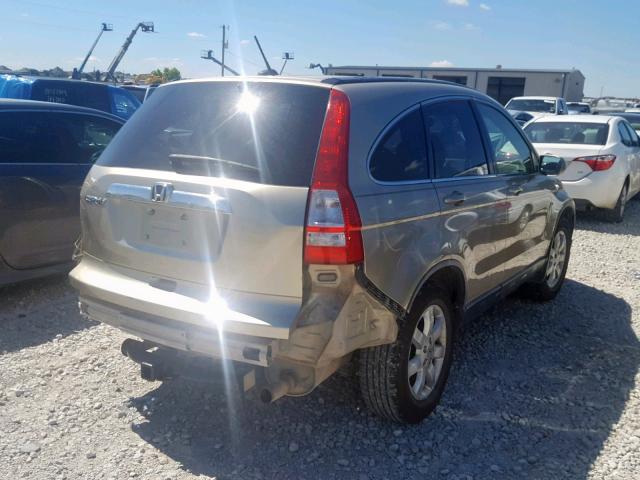 JHLRE38758C020625 - 2008 HONDA CR-V EXL GOLD photo 4