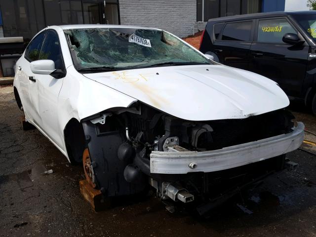 1C3CDFBH1DD153657 - 2013 DODGE DART SXT WHITE photo 1