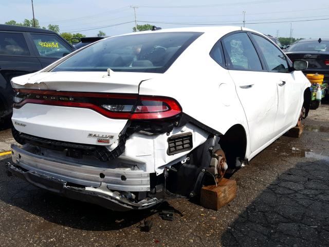 1C3CDFBH1DD153657 - 2013 DODGE DART SXT WHITE photo 4