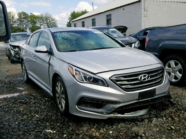 5NPE34AF2HH485134 - 2017 HYUNDAI SONATA SPO SILVER photo 1