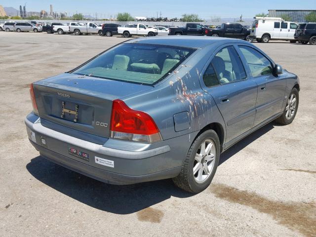 YV1RS61R122159788 - 2002 VOLVO S60 SILVER photo 4