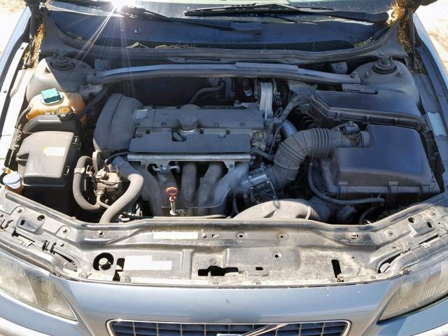 YV1RS61R122159788 - 2002 VOLVO S60 SILVER photo 7