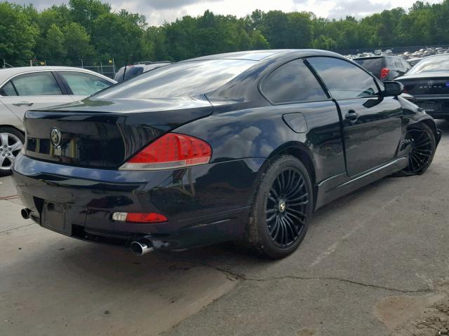 WBAEH73454B190441 - 2004 BMW 645 CI AUT BLACK photo 4