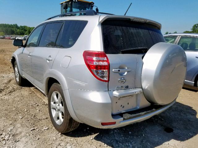 2T3YF4DV0BW069011 - 2011 TOYOTA RAV4 LIMIT SILVER photo 3