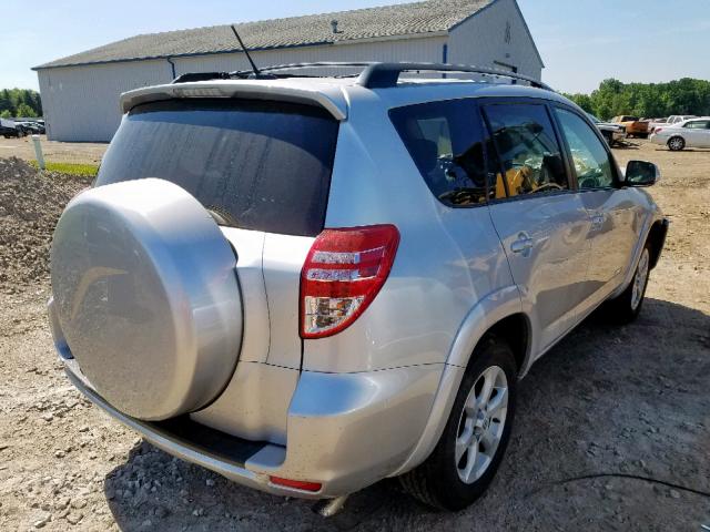 2T3YF4DV0BW069011 - 2011 TOYOTA RAV4 LIMIT SILVER photo 4