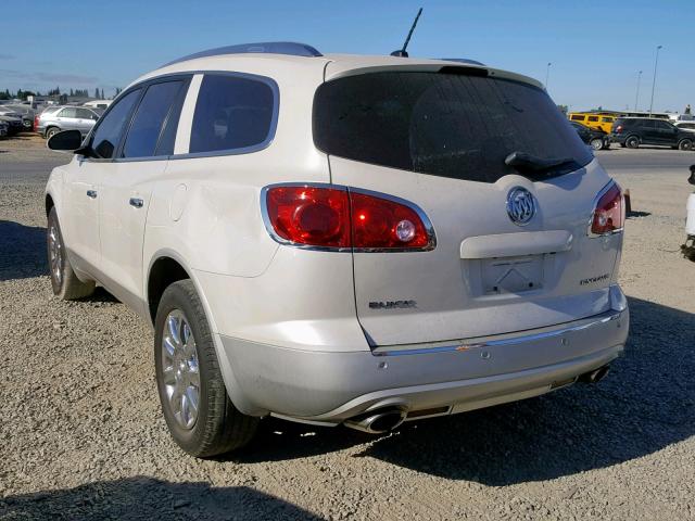 5GAKRDED3CJ151691 - 2012 BUICK ENCLAVE WHITE photo 3