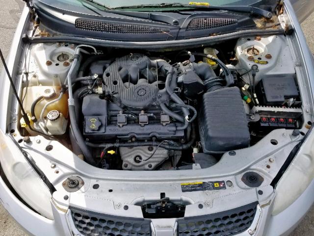 1B3EL36T34N333741 - 2004 DODGE STRATUS SE SILVER photo 7